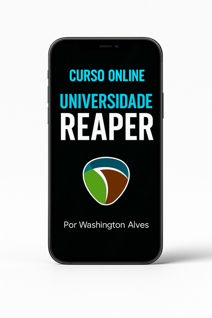 Curso de Reaper Online pelo celular